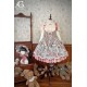 Alice Girl Little Bear Doll Wall V Neck Long Sleeve Blouse(20th Pre-Order/3 Colours/Full Payment Without Shipping)